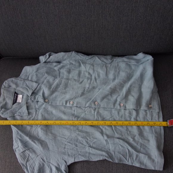 Diesel StyleLabTurquoise Button Down Short Sleeve Shirt Size S - Picture 4 of 13